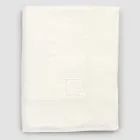 Large Heavy White Linen Rectangular Tablecloth with Framed Edges - Davinci Viadurini