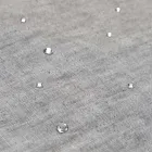 Breakfast Placemats in Gray Linen with Crystals 2 Pieces - Macanno Viadurini