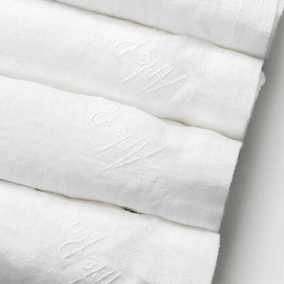 Table Napkins 6 Pieces of Refined Design Made in Italy - Virtu Viadurini