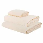 Trio of Bath Towels in Terry Cotton Towel, Face and Guest - Ginestra Viadurini
