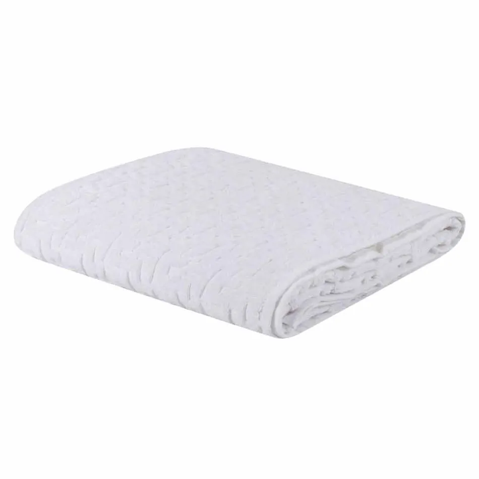 Trio of Bath Towels in Terry Cotton Towel, Face and Guest - Ginestra Viadurini