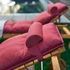 Varaschin Barcode contemporary garden bed / indoor teak Viadurini