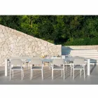 Varaschin Dolmen extending garden table, up to 380 cm Viadurini