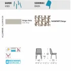 Varaschin Emma design garden chair in fabric and aluminum Viadurini