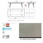 Varaschin Link extending garden table with teak legs, H65 cm Viadurini