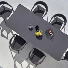 Varaschin Link extending garden table H 65 cm, up to 350 cm Viadurini