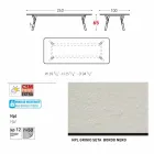 Varaschin Link garden table with teak wood legs, H 65 cm Viadurini