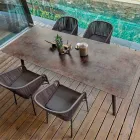 Varaschin Link outdoor dining table or interior H 65 cm Viadurini