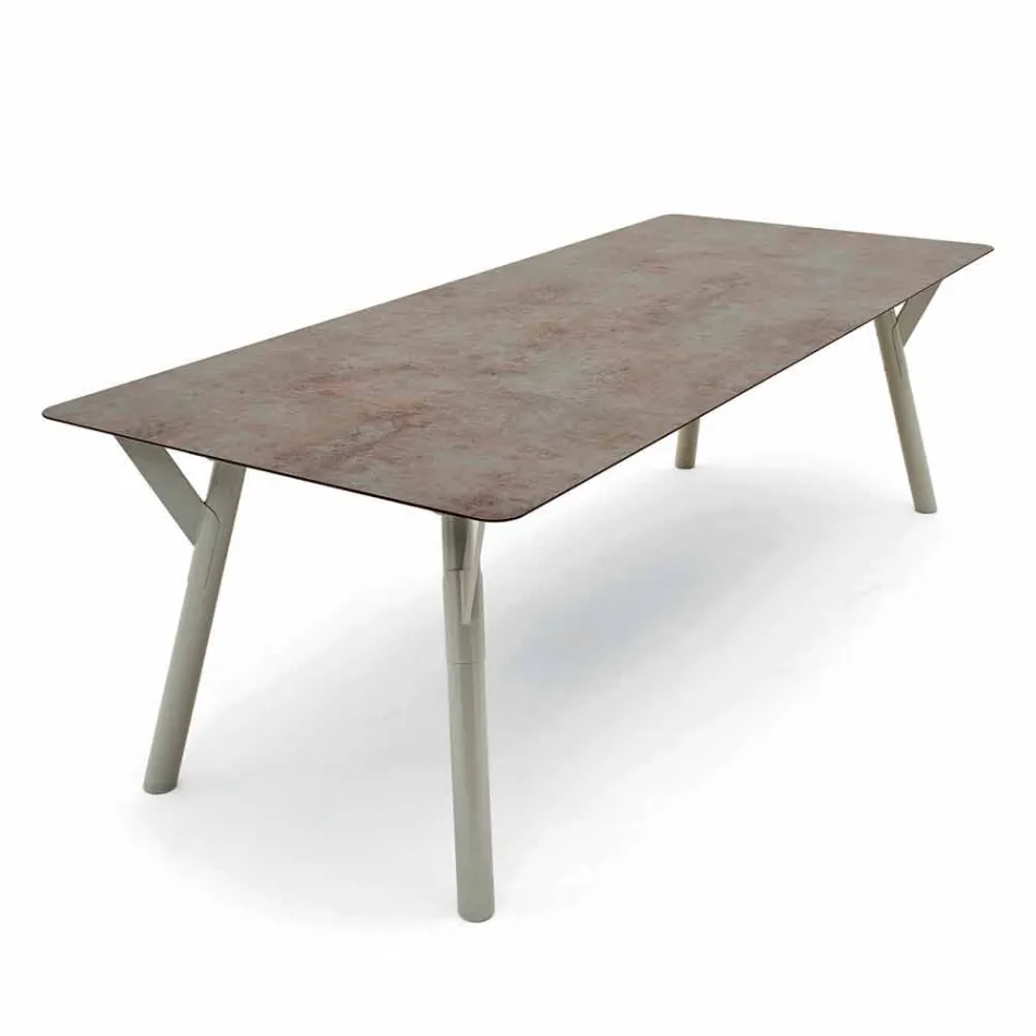 Varaschin Link garden or indoor dining table H 75 cm Viadurini