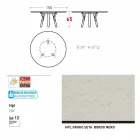 Varaschin Link round outdoor table with teak legs, H 65cm Viadurini