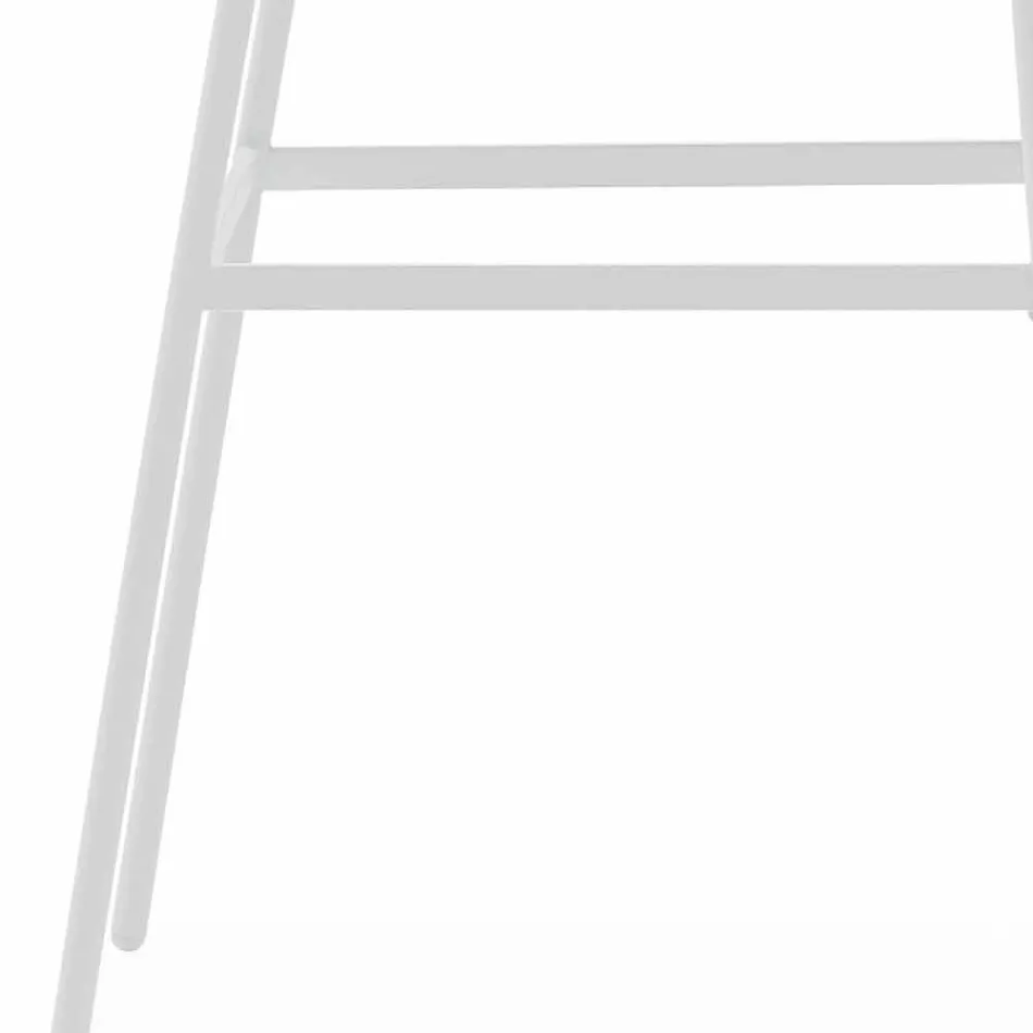 Varaschin Summer Outdoor stool set in steel and fabric Viadurini