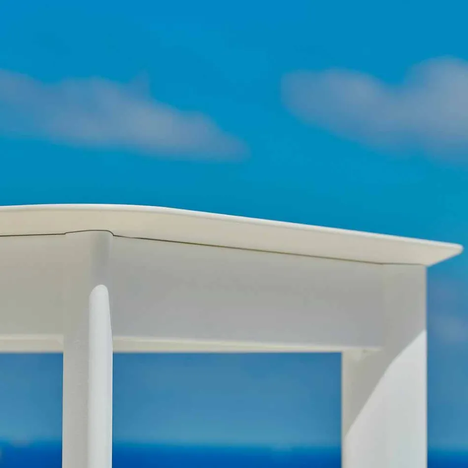 Varaschin System design outdoor coffee table in painted aluminum Viadurini