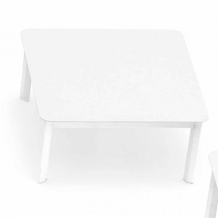 Varaschin System design outdoor coffee table in painted aluminum Viadurini