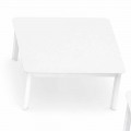 Design outdoor coffee table in painted aluminum System by Varaschin