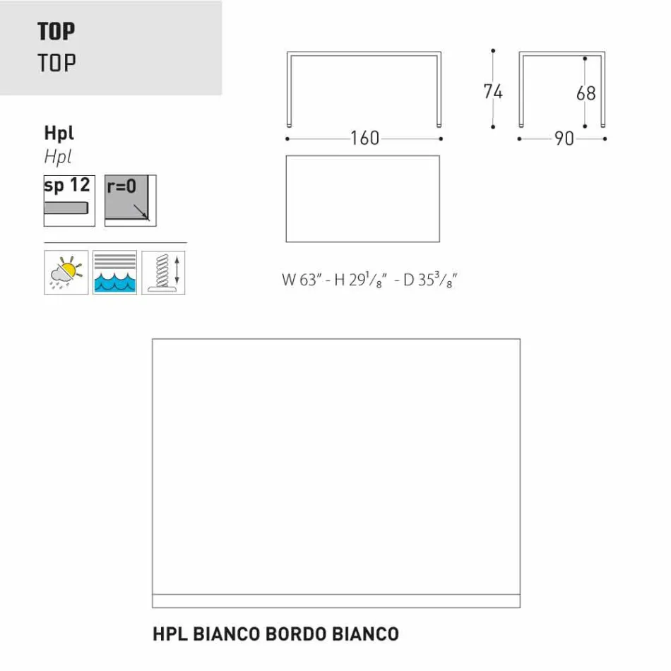 Varaschin Victor garden or indoor dining table, modern design Viadurini