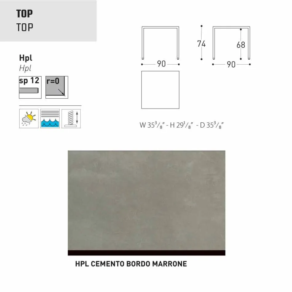 Varaschin Victor garden or indoor dining table, modern design Viadurini