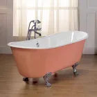 bathtub in cast iron with Melissa feet Viadurini