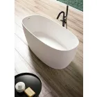 Free Standing Tub, Design Solid Surface Glossy / Matte - Veil Viadurini