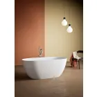 Free Standing Tub, Made in Italy, in Solid Surface - Flow Viadurini