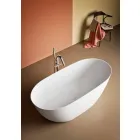 Free Standing Tub, Made in Italy, in Solid Surface - Flow Viadurini