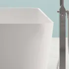 Freestanding Modern Design Bathroom Glossy White or Matt - Face Viadurini