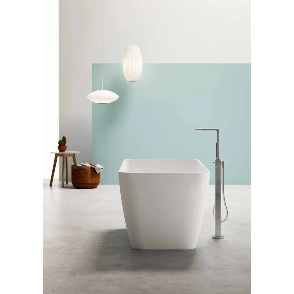 Freestanding Modern Design Bathroom Glossy White or Matt - Face Viadurini