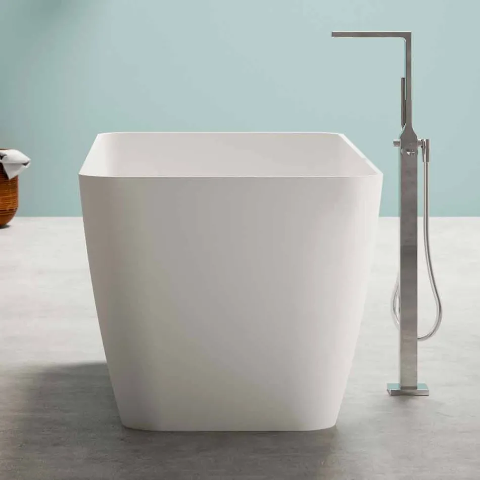 Freestanding Modern Design Bathroom Glossy White or Matt - Face Viadurini