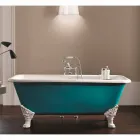 Bath design freestanding cast iron with decorated feet Wanda Viadurini