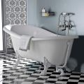 Freestanding Bathtub in Vintage Style Acrylic, Made in Italy - Tabea