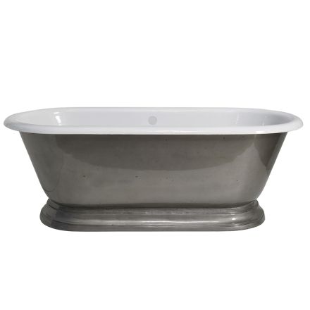 Freestanding bathtub in cast iron Vintage style, Made in Italy - Orsola Viadurini