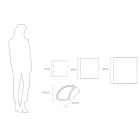 Modular Vases in Colored Polyethylene Made in Italy 3 Pieces - Flowes Viadurini