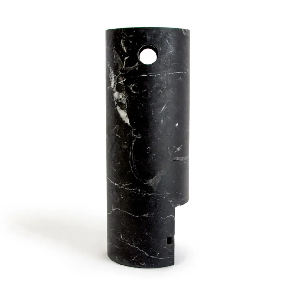 Face-Shaped Vase in Satin Marble Made in Italy - Asahi Viadurini