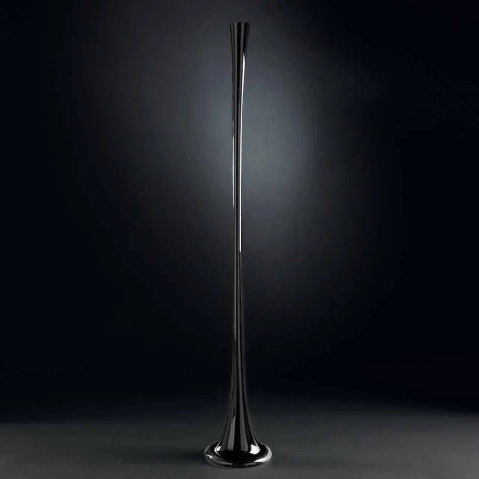 Tall Indoor Vase in Colored Glass Modern Design Made in Italy - Elviro Viadurini