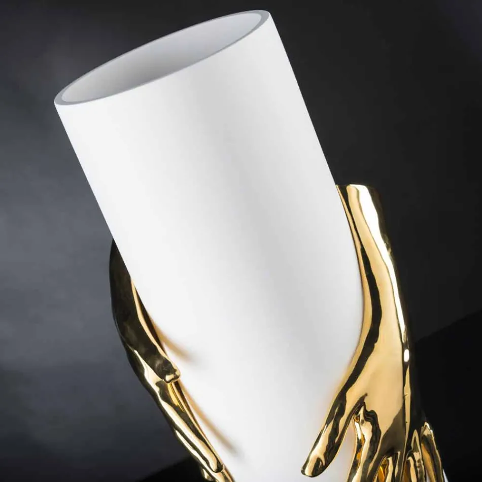 Tall Indoor Ceramic Vase Handcrafted in Italy - Monte Viadurini