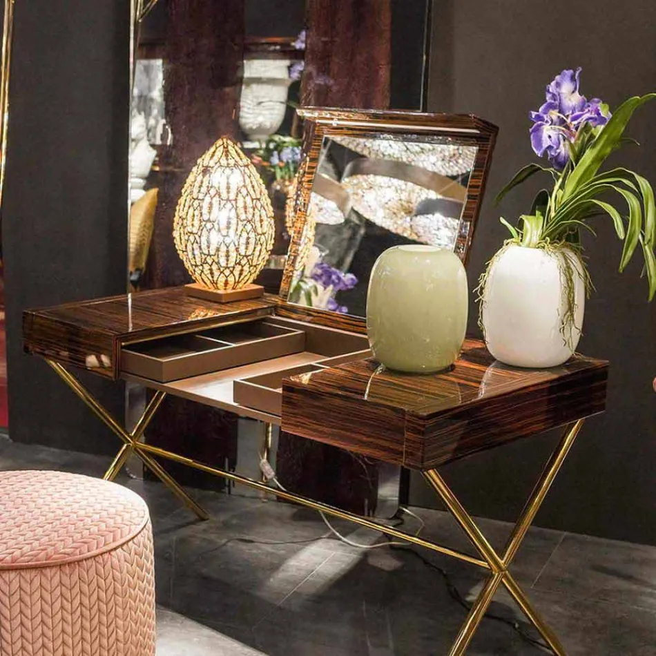 Handcrafted White or Gray Glossy Glass Vase Made in Italy - Malindi Viadurini