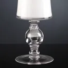 Artisan Vase in White Blown Glass or 24k Gold Made in Italy - Canberra Viadurini