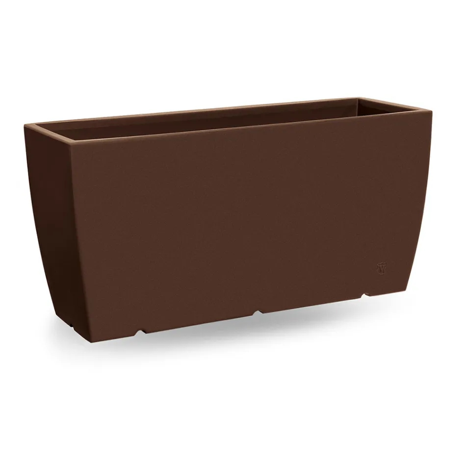 Rectangular Outdoor Vase in Polyethylene Made in Italy - Albarone Viadurini