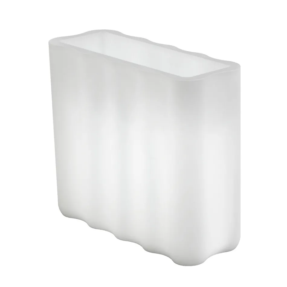 Bright Garden Pot in White Polyethylene Made in Italy - Crizia Viadurini