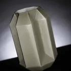 Indoor Vase in Polished Glass Handcrafted in Italy - Flock Viadurini