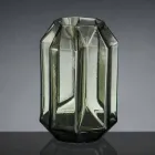 Indoor Vase in Polished Glass Handcrafted in Italy - Flock Viadurini