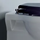 Floor Vase Classic Design Back To Wall in Made in Italy Ceramic - Marwa Viadurini