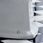 Floor Vase Classic Design Back To Wall in Made in Italy Ceramic - Marwa Viadurini