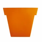 Colored decorative vase Slide The modern polyethylene vase made in Italy Viadurini