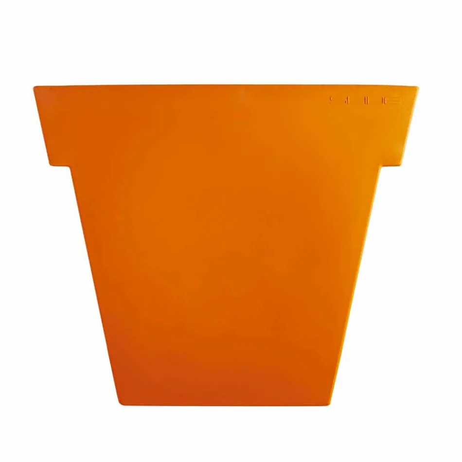 Colored decorative vase Slide The modern polyethylene vase made in Italy Viadurini