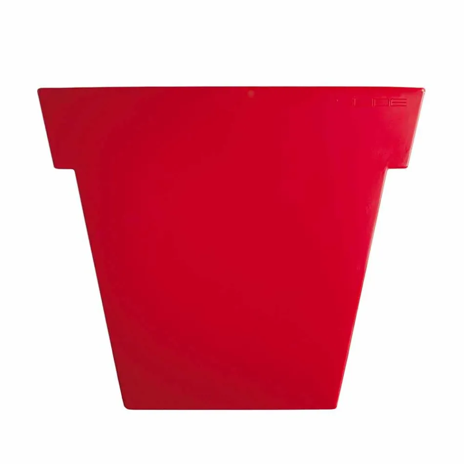 Colored decorative vase Slide The modern polyethylene vase made in Italy Viadurini