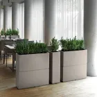 Indoor Decorative Vase in Polyethylene 2 Sizes Made in Italy - Lambo Viadurini