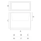 Indoor Decorative Vase in Polyethylene 2 Sizes Made in Italy - Lambo Viadurini