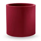 Cylindrical Shape Decorative Vase in Polyethylene Made in Italy - Tonello Viadurini