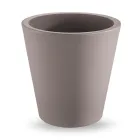 Round Colored Polyethylene Decorative Vase Made in Italy - Mengo Viadurini