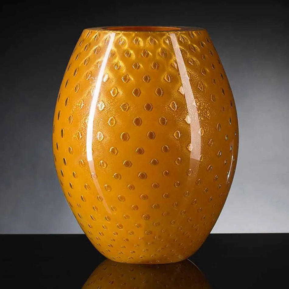 Decorative Vase in Colored Murano Blown Glass Made in Italy - Barletta Viadurini